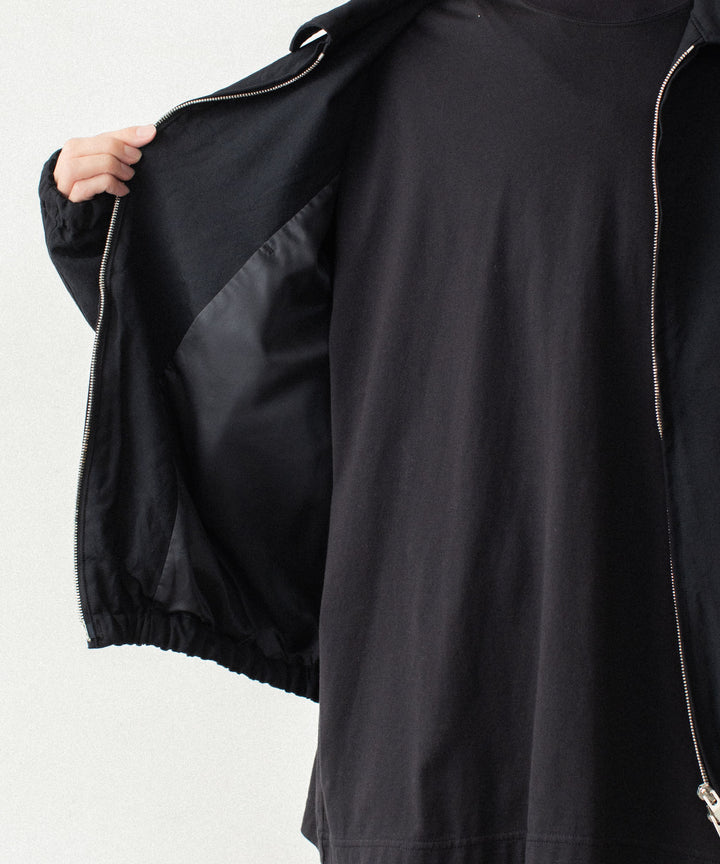 VEIN ヴェインのSHRINK WO CLOTH ZIP-UP JACKET - BLACKの公式通販サイトsession福岡セレクトショップ
