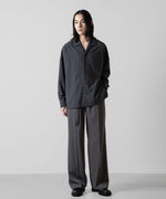 画像をギャラリービューアに読み込む, ATTACHMENT アタッチメントのPE/RY STRETCH TROPICAL OVERSIZED OPENCOLLAR L/S SHIRT - D.GRAY 公式通販サイトsession福岡セレクトショップ
