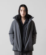 画像をギャラリービューアに読み込む, ATTACHMENT アタッチメントの3LAYER LIGHT TAFFETA HOODED DOWN JACKET - D.GRAY 公式通販サイトsession福岡セレクトショップ
