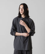 画像をギャラリービューアに読み込む, ATTACHMENT アタッチメントのPE/RY STRETCH TROPICAL STRAP SLEEVE L/S SHIRT - D.GRAY 公式通販サイトsession福岡セレクトショップ
