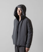 画像をギャラリービューアに読み込む, ATTACHMENT アタッチメントの3LAYER LIGHT TAFFETA HOODED DOWN JACKET - D.GRAY 公式通販サイトsession福岡セレクトショップ
