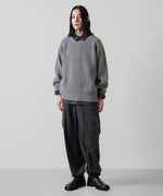 画像をギャラリービューアに読み込む, ATTACHMENT アタッチメントのBRITISH WO KNIT CREWNECK  PULLOVER - X.GRAY 公式通販サイトsession福岡セレクトショップ
