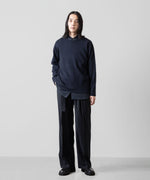 画像をギャラリービューアに読み込む, ATTACHMENT アタッチメントのWOxPE DOUBLE FACE KNIT CREWNECK PULLOVER L/S - NAVY 公式通販サイトsession福岡セレクトショップ
