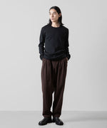 画像をギャラリービューアに読み込む, ATTACHMENT アタッチメントのPE STRETCH DOUBLE CLOTH BELTED TAPERED FIT TROUSERS - BROWN 公式通販サイトsession福岡セレクトショップ
