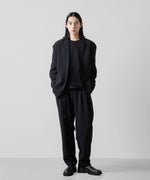 画像をギャラリービューアに読み込む, ATTACHMENT アタッチメントのPE STRETCH DOUBLE CLOTH OVERSIZED 2B JACKET - BLACK 公式通販サイトsession福岡セレクトショップ
