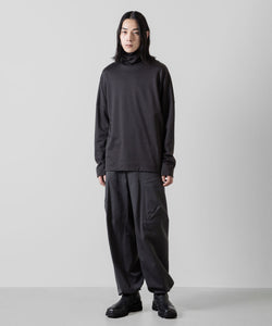 ATTACHMENT アタッチメントのNY/CO TWILL WIDE CARGO TROUSERS - D.GRAY 公式通販サイトsession福岡セレクトショップ