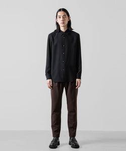 ATTACHMENT アタッチメントのPE STRETCH DOUBLE CLOTH REGULAR FIT EASY TROUSERS - BROWN 公式通販サイトsession福岡セレクトショップ