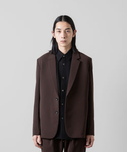 ATTACHMENT アタッチメントのPE STRETCH DOUBLE CLOTH 2B JACKET - BROWN 公式通販サイトsession福岡セレクトショップ