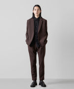 画像をギャラリービューアに読み込む, ATTACHMENT アタッチメントのPE STRETCH DOUBLE CLOTH 2B JACKET - BROWN 公式通販サイトsession福岡セレクトショップ
