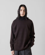 画像をギャラリービューアに読み込む, ATTACHMENT アタッチメントのWOxPE DOUBLE FACE KNIT CREWNECK PULLOVER L/S - BROWN 公式通販サイトsession福岡セレクトショップ
