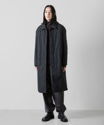 画像をギャラリービューアに読み込む, ATTACHMENT アタッチメントのNY TAFFETA PADDING BALLCOLLAR COAT - BLACK 公式通販サイトsession福岡セレクトショップ
