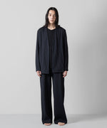 画像をギャラリービューアに読み込む, ATTACHMENT アタッチメントのPE STRETCH RIB COLLARLESS CARDIGAN - D.NAVY 公式通販サイトsession福岡セレクトショップ
