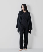 画像をギャラリービューアに読み込む, ATTACHMENT アタッチメントのCOTTON DOUBLE FACE LOUNGE TROUSERS - BLACK  公式通販サイトsession福岡セレクトショップ
