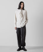 画像をギャラリービューアに読み込む, ATTACHMENT アタッチメントのNY/CO TWILL WIDE CARGO TROUSERS - D.GRAY 公式通販サイトsession福岡セレクトショップ
