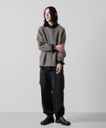 画像をギャラリービューアに読み込む, 【ATTACHMENT】ATTACHMENT アタッチメントのNY/CO TWILL WIDE CARGO TROUSERS - BLACK 公式通販サイトsession福岡セレクトショップ
