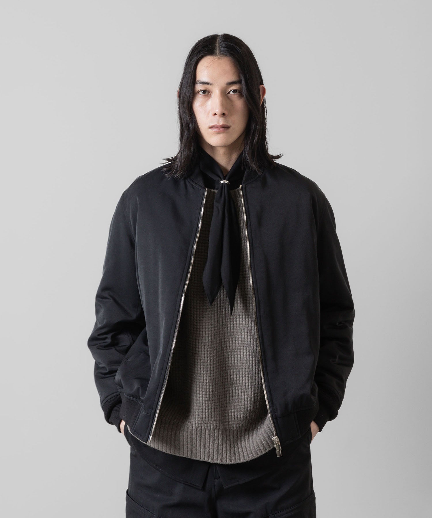 ATTACHMENT アタッチメントのNY/CO TWILL MA-1 - BLACKの公式通販サイトsession福岡セレクトショップ