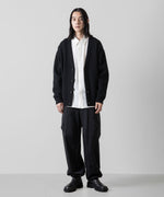 画像をギャラリービューアに読み込む, 【ATTACHMENT】ATTACHMENT アタッチメントのNY/CO TWILL WIDE CARGO TROUSERS - BLACK 公式通販サイトsession福岡セレクトショップ
