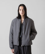 画像をギャラリービューアに読み込む, ATTACHMENT アタッチメントのWO/NY VOILE PADDING BOMBER JACKET - GRAY 公式通販サイトsession福岡セレクトショップ
