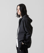 画像をギャラリービューアに読み込む, ATTACHMENT アタッチメントのWO/NY VOILE ZIP UP HOODED JACKET - BLACKの公式通販サイトsession福岡セレクトショップ
