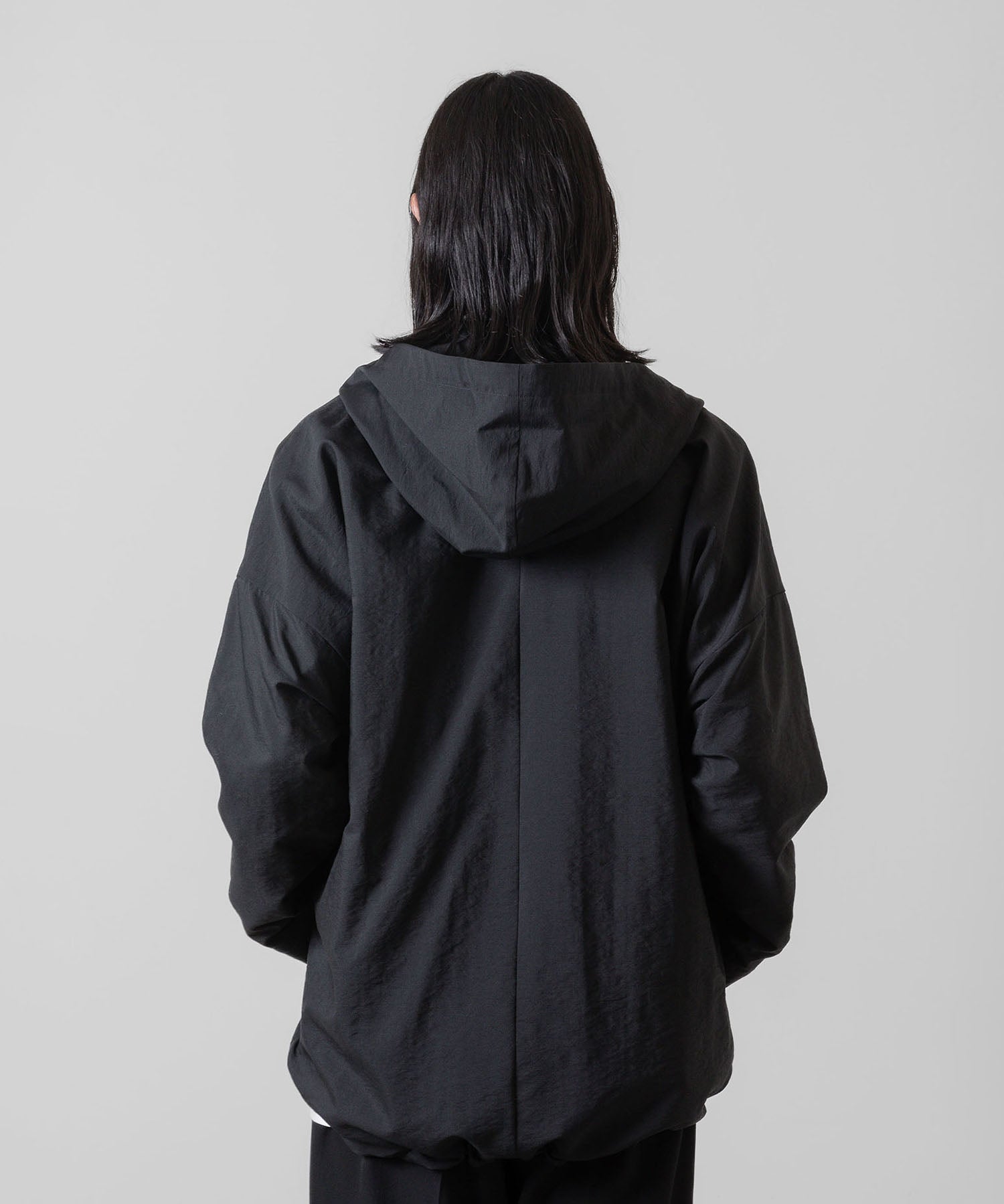 ATTACHMENT アタッチメントのWO/NY VOILE ZIP UP HOODED JACKET - BLACKの公式通販サイトsession福岡セレクトショップ