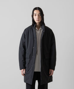 ATTACHMENT アタッチメントの3LAYER LIGHT TAFFETA UTILITY DOWN COAT - BLACK 公式通販サイトsession福岡セレクトショップ