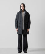 画像をギャラリービューアに読み込む, ATTACHMENT アタッチメントの3LAYER LIGHT TAFFETA UTILITY DOWN COAT - BLACK 公式通販サイトsession福岡セレクトショップ
