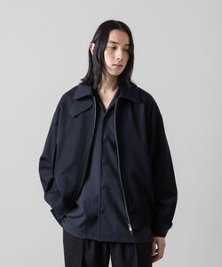 ATTACHMENT アタッチメントのPE/RY STRETCH TROPICAL OVERSIZED OPENCOLLAR L/S SHIRT - NAVY 公式通販サイトsession福岡セレクトショップ