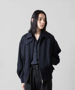 画像をギャラリービューアに読み込む, ATTACHMENT アタッチメントの2/48 WO KERSEY ZIP UP BOMBER JACKET - NAVY 公式通販サイトsession福岡セレクトショップ
