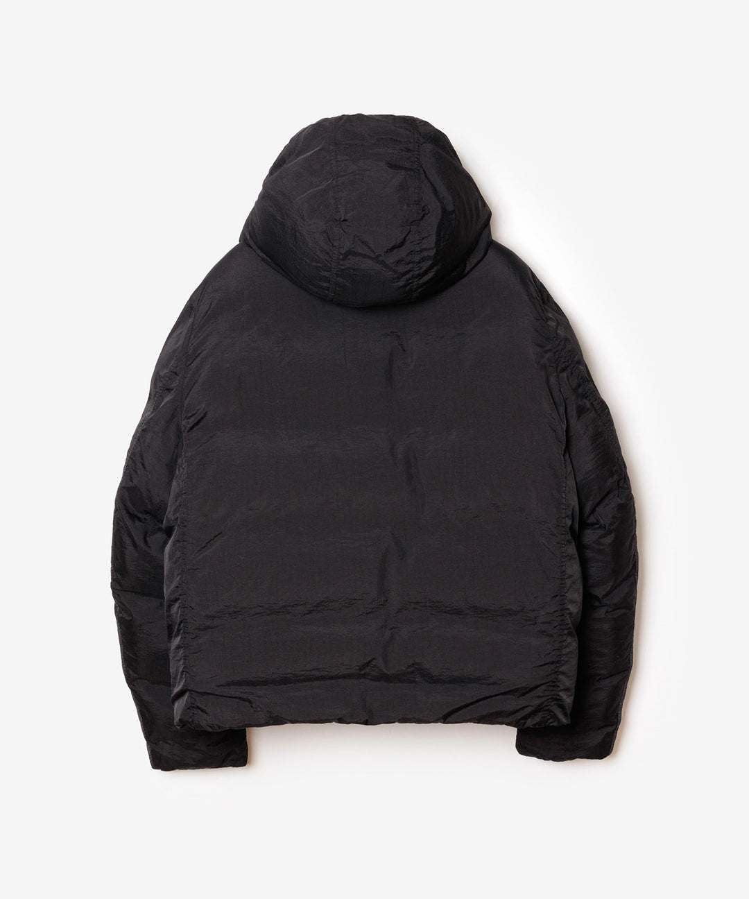 ATTACHMENT アタッチメントのNY TAFFETA HOODED DOWN JACKET - BLACKの公式通販サイトsession福岡セレクトショップ