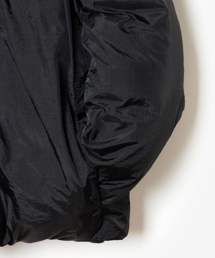 ATTACHMENT アタッチメントのNY TAFFETA HOODED DOWN JACKET - BLACKの公式通販サイトsession福岡セレクトショップ