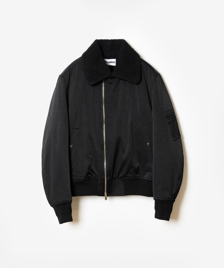 ATTACHMENT アタッチメントのNY/CO SATIN B-15 JACKET - BLACKの公式通販サイトsession福岡セレクトショップ