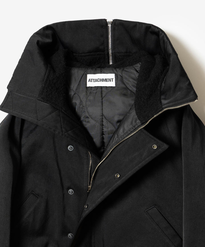 ATTACHMENT アタッチメントのNY/CO SATIN N 2B JACKET - BLACKの公式通販サイトsession福岡セレクトショップ
