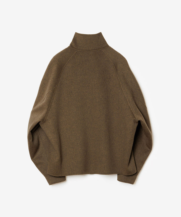 ATTACHMENT アタッチメントのWO/CA DOUBLE FACE BEAVER STAND COLLAR JACKET - KHAKIの公式通販サイトsession福岡セレクトショップ