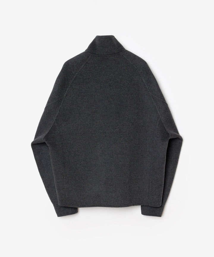 ATTACHMENT アタッチメントのWO/CA DOUBLE FACE BEAVER STAND COLLAR JACKET - GRAYの公式通販サイトsession福岡セレクトショップ