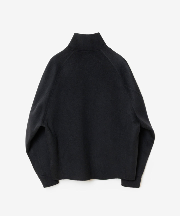 ATTACHMENT アタッチメントのWO/CA DOUBLE FACE BEAVER STAND COLLAR JACKET - BLACKの公式通販サイトsession福岡セレクトショップ