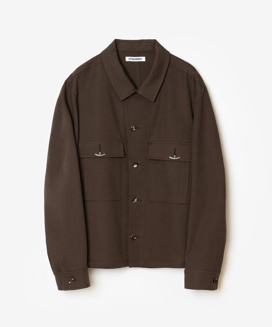 ATTACHMENT アタッチメントのCO/TEN POWDERY DOUBLE CROTH PATCH POCKET SHORT JACKET - D.BROWNの公式通販サイトsession福岡セレクトショップ