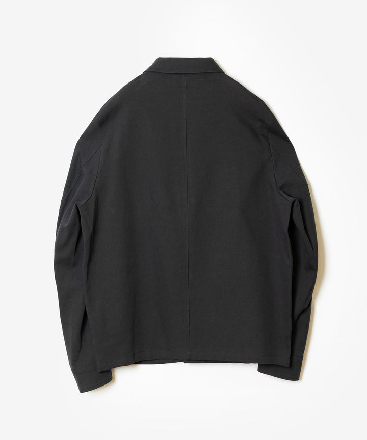 ATTACHMENT アタッチメントのCO/TEN POWDERY DOUBLE CROTH PATCH POCKET SHORT JACKET - BLACKの公式通販サイトsession福岡セレクトショップ