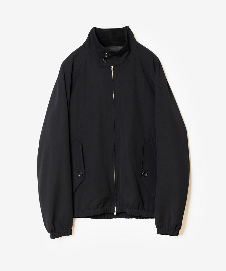 ATTACHMENT アタッチメントのWASHABLE HIGH TWIST GABARDINE HARRINGTON JACKET - BLACKの公式通販サイトsession福岡セレクトショップ