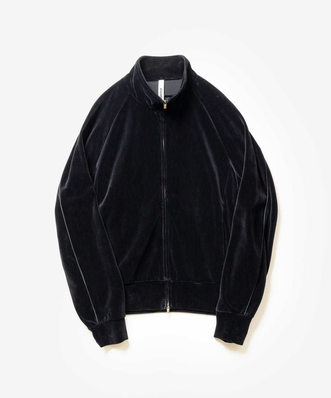 ATTACHMENT アタッチメントの80/2 ORGANIC VELOR TRACK JACKET - BLACKの公式通販サイトsession福岡セレクトショップ