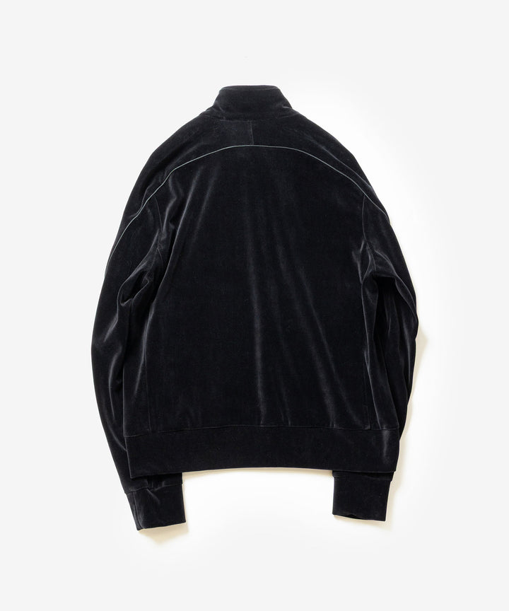 ATTACHMENT アタッチメントの80/2 ORGANIC VELOR TRACK JACKET - BLACKの公式通販サイトsession福岡セレクトショップ