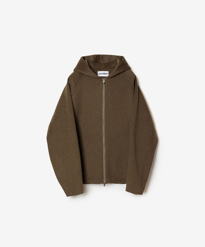 ATTACHMENT アタッチメントのWO/CA DOUBLE FACE BEAVER HOODED JACKET - KHAKIの公式通販サイトsession福岡セレクトショップ