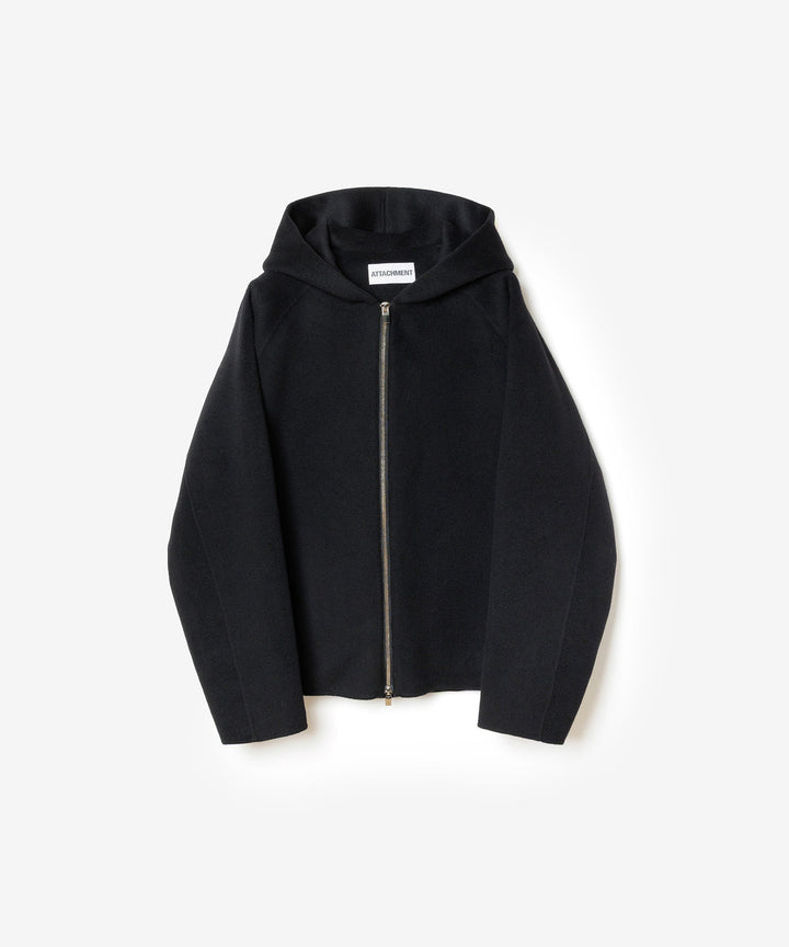 ATTACHMENT アタッチメントのWO/CA DOUBLE FACE BEAVER HOODED JACKET - BLACKの公式通販サイトsession福岡セレクトショップ