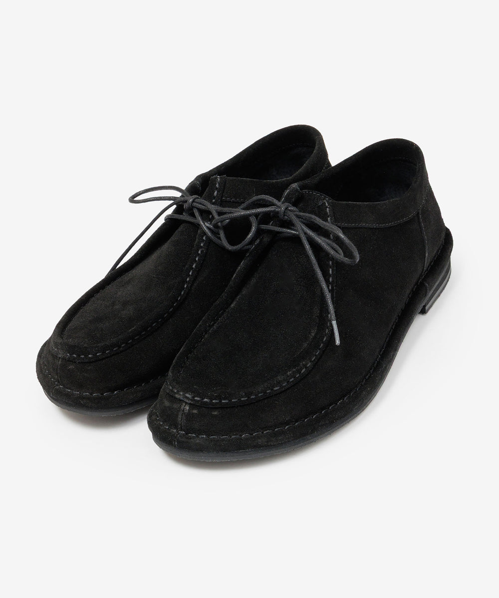 ATTACHMENT アタッチメントのCOW SUEDE TYROLEAN BABOUCHE - BLACKの公式通販サイトsession福岡セレクトショップ
