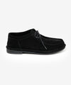 【 ATTACHMENT 】COW SUEDE TYROLEAN BABOUCHE - BLACK
