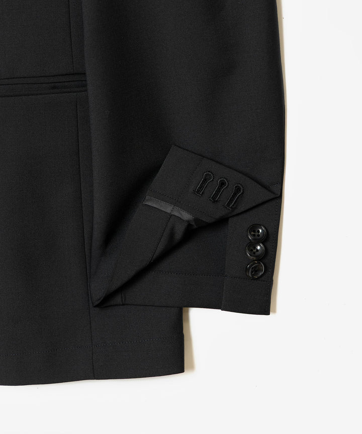 ATTACHMENT アタッチメントの2/80 PE/WO STRETCH TRO DOUBLE-BREASTED JACKET - BLACKの公式通販サイトsession福岡セレクトショップ