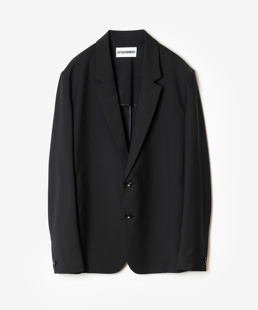 ATTACHMENT アタッチメントの2/80 PE/WO STRETCH TRO 2B JACKET - BLACKの公式通販サイトsession福岡セレクトショップ