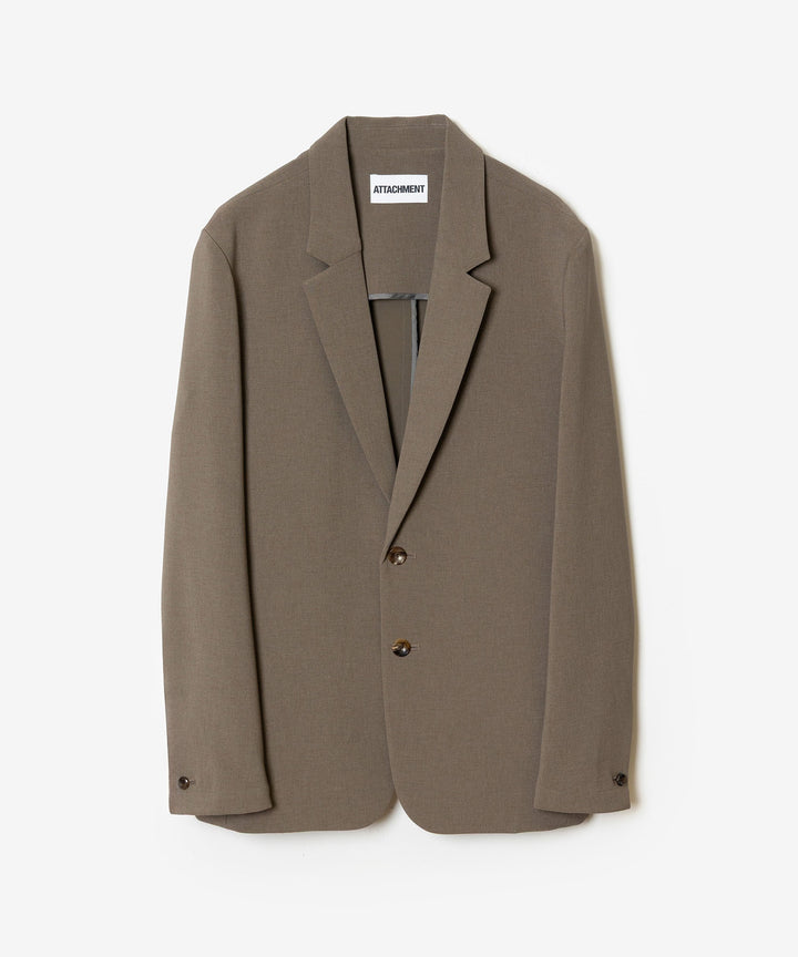 ATTACHMENT アタッチメントのPE STRETCH DOUBLE CLOTH 2B JACKET - D.BROWNの公式通販サイトsession福岡セレクトショップ