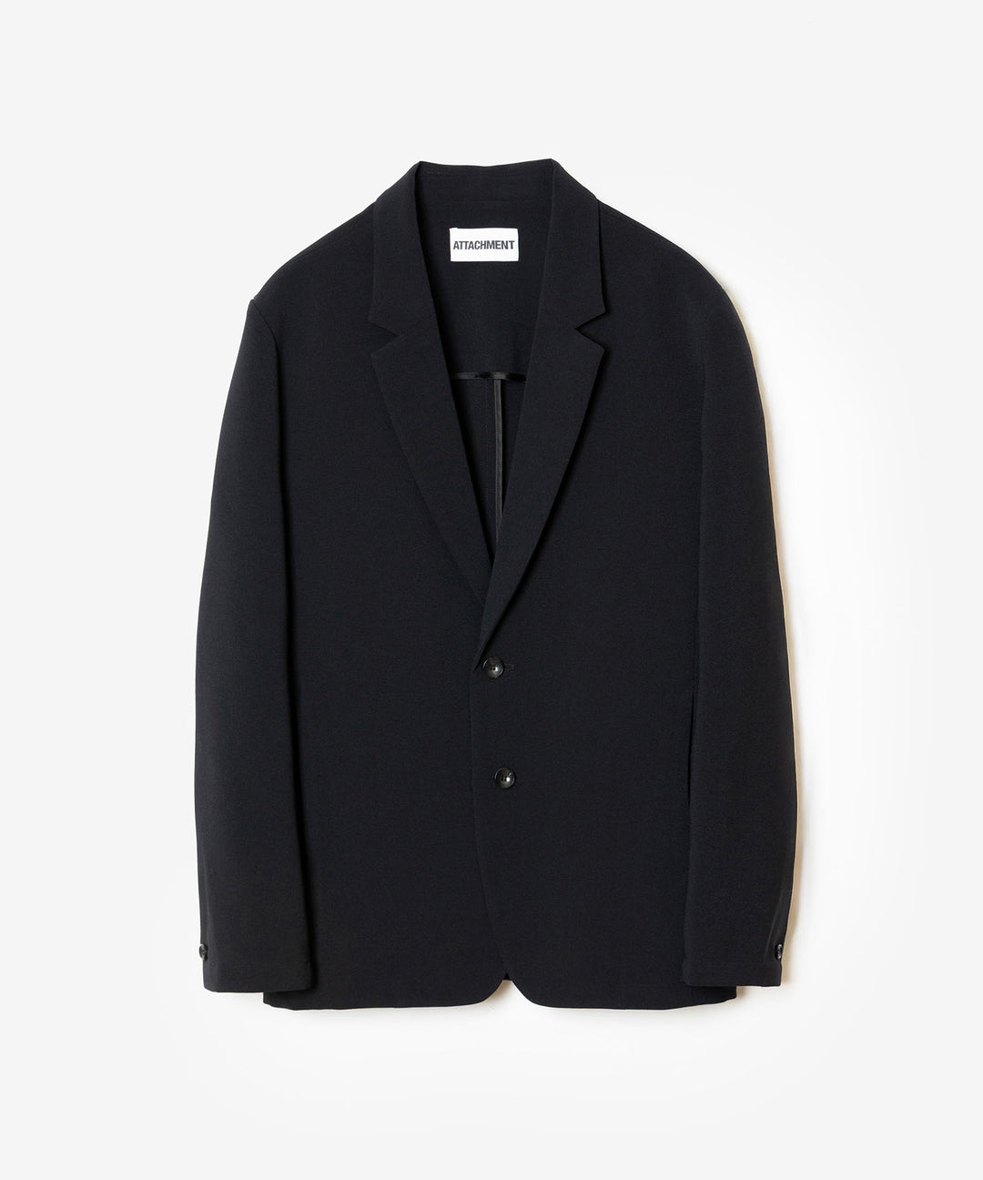 ATTACHMENT アタッチメントのPE STRETCH DOUBLE CLOTH 2B JACKET - BLACKの公式通販サイトsession福岡セレクトショップ