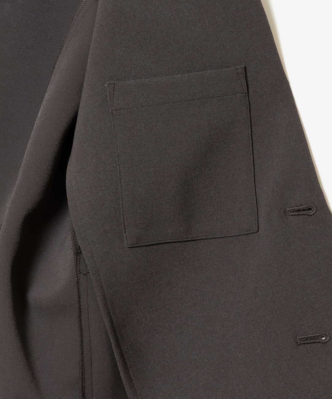 ATTACHMENT アタッチメントのPE STRETCH DOUBLE CLOTH COLLARLESS JACKET - D.KH GRAYの公式通販サイトsession福岡セレクトショップ