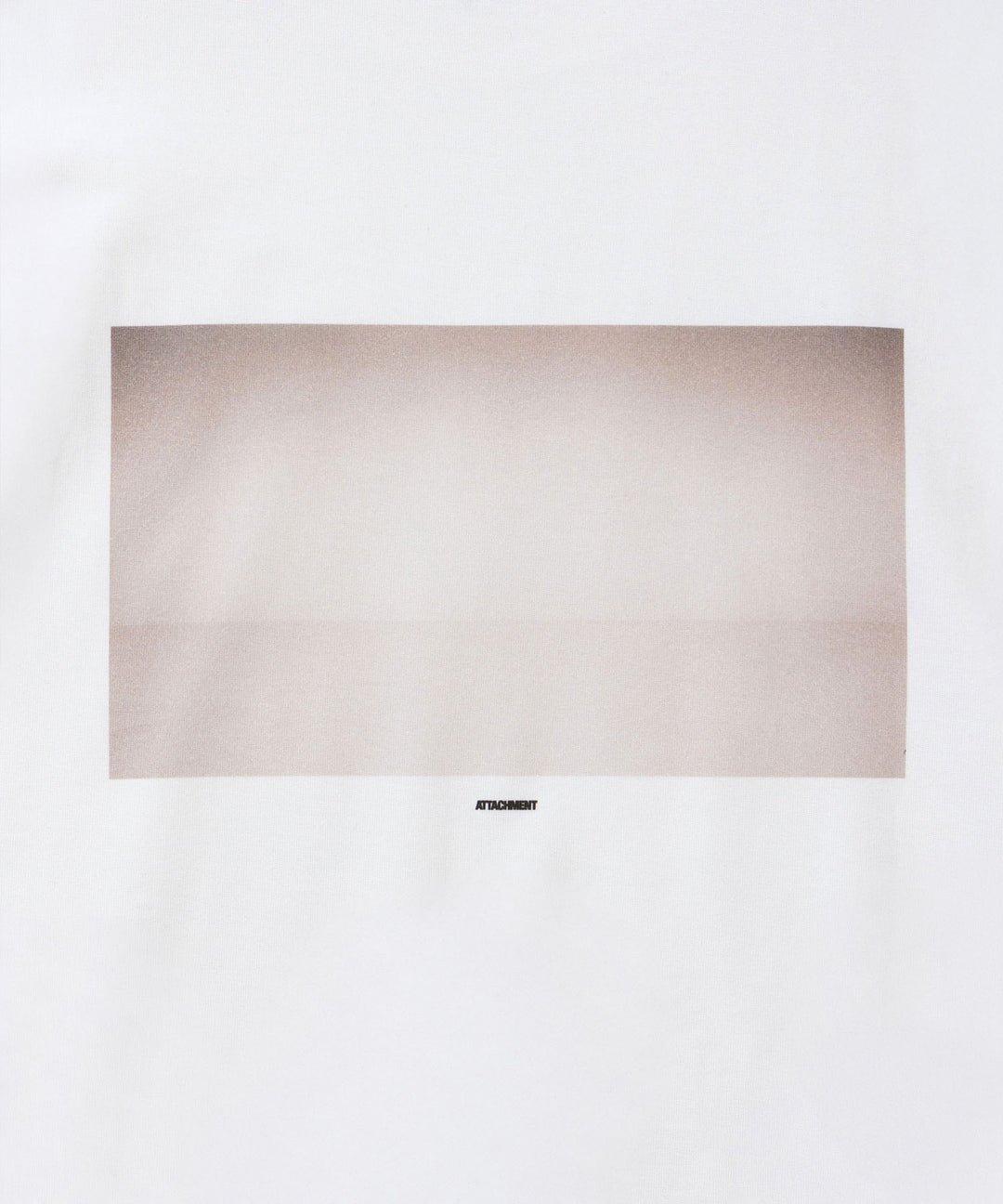 ATTACHMENT アタッチメントの100//3　JERSEY PHOTO PRINT S/S TEE - WHITEの公式通販サイトsession福岡セレクトショップ